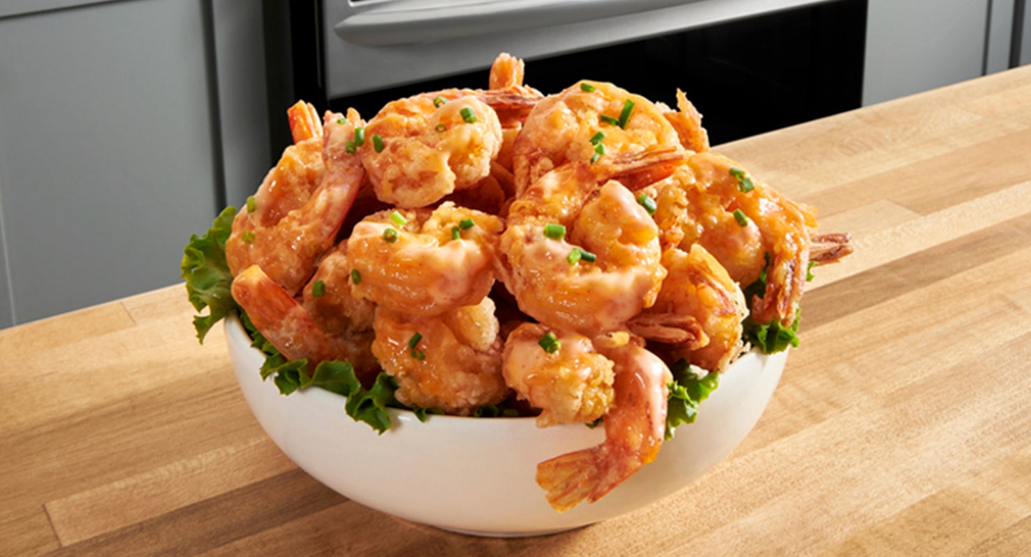 Fried Shrimp in a bowl