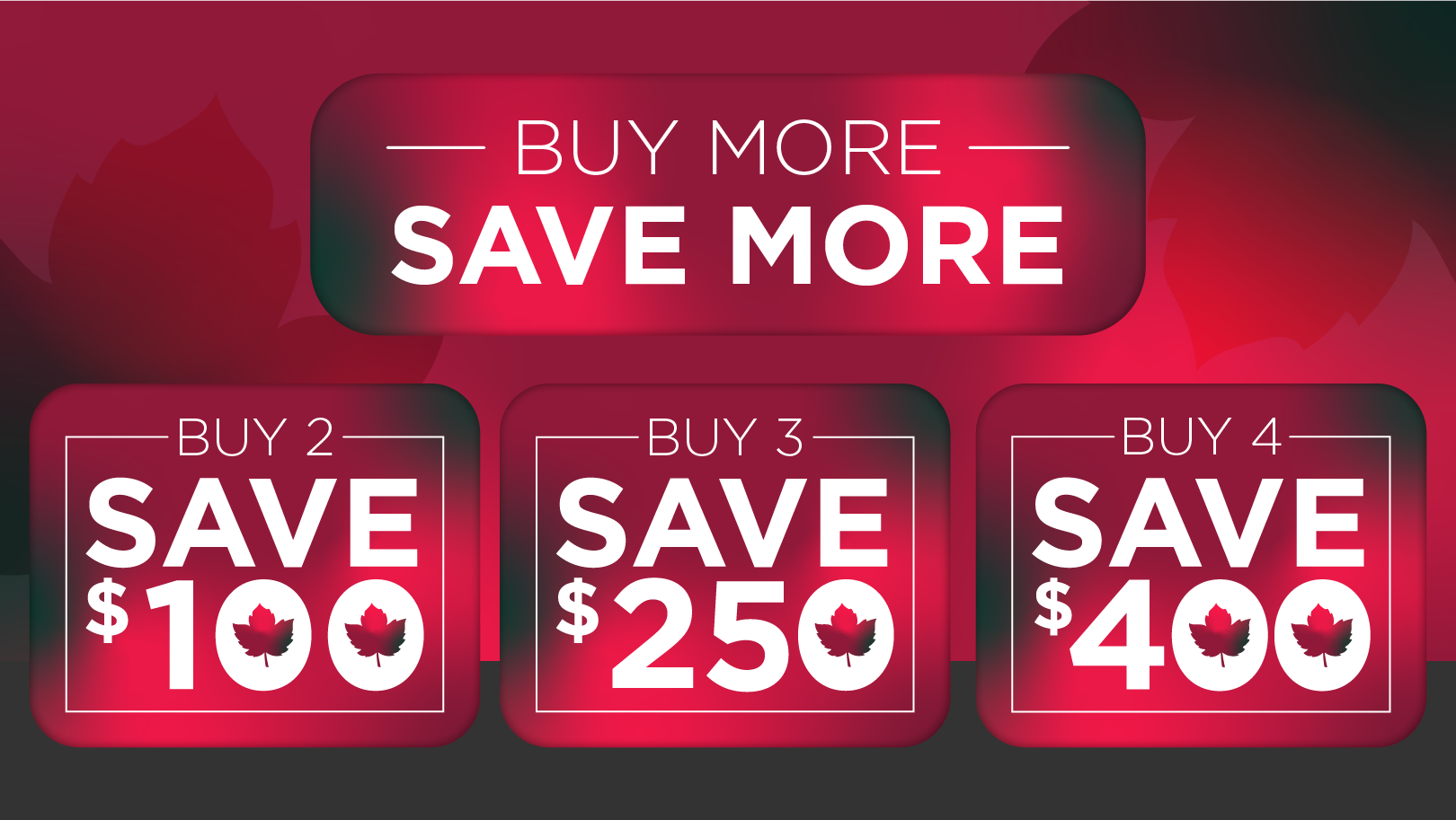Buy More, Save More promo