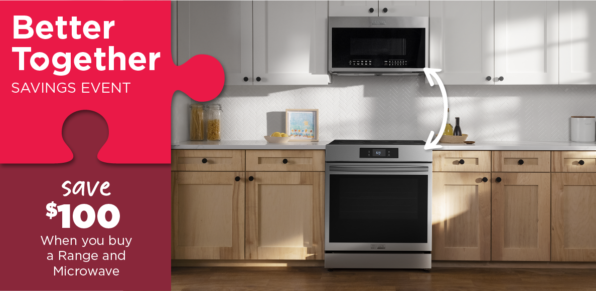 Better together ranges and microwaves