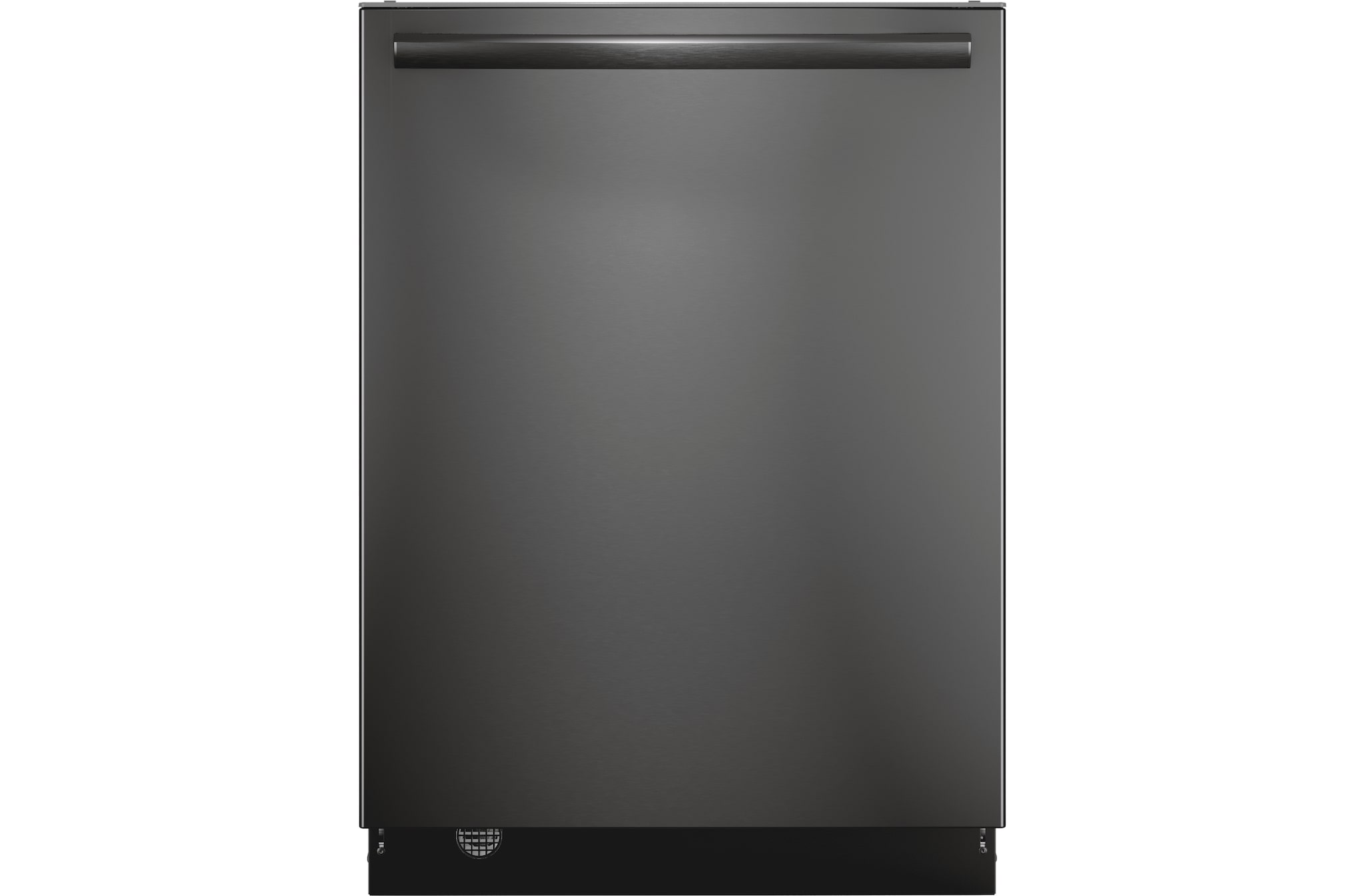 Black stainless steel dishwasher