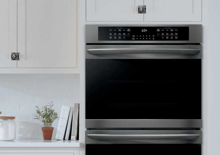 wall oven in kitchen
