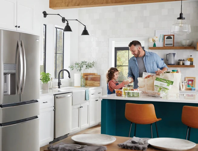 Family in Kitchen