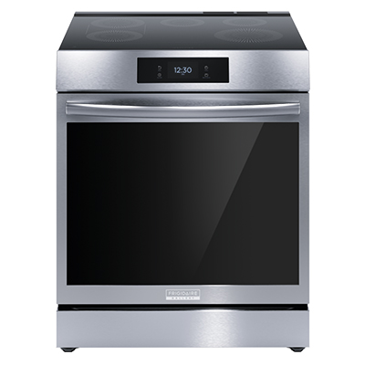 induction range head on view